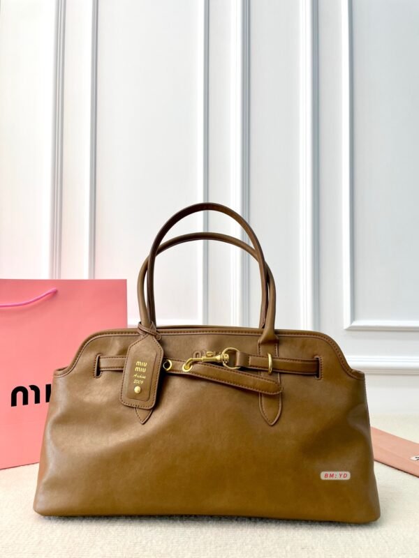 free shipping! new miumiu tote & briefcase style bag