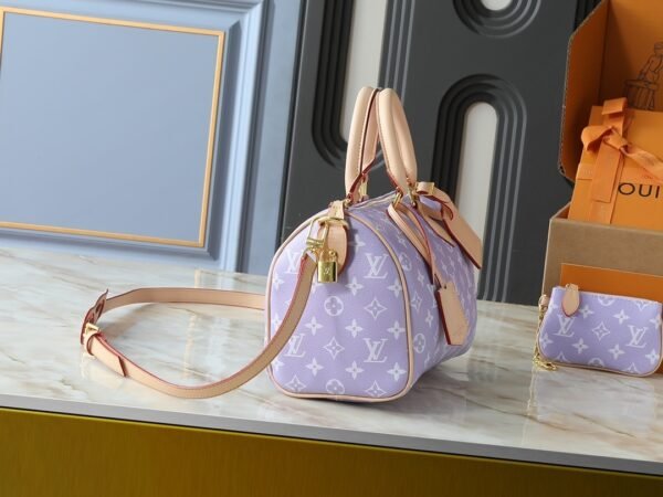 lv speedy p9 bandoulière 40 monogram leather handbag