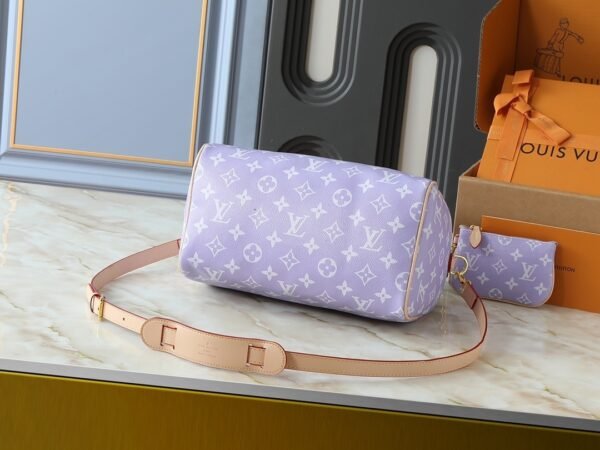 lv speedy p9 bandoulière 40 monogram leather handbag