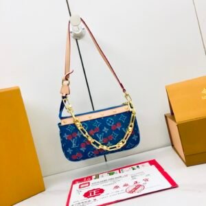 lv 🍒pochette handbag 13 x 4 x 22cm