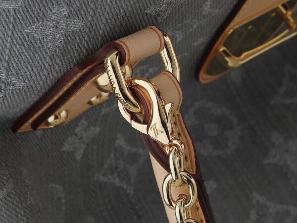 lv denim tote bag 26.0 x 19.0 x 13.0cm