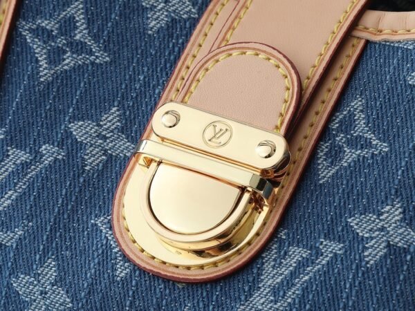 lv denim tote bag 26.0 x 19.0 x 13.0cm