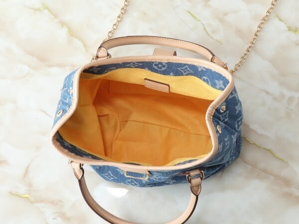 lv denim tote bag 26.0 x 19.0 x 13.0cm