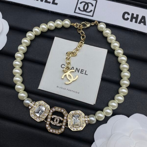 chanel set necklace earring