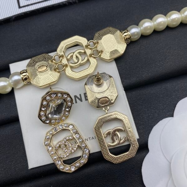 chanel set necklace earring