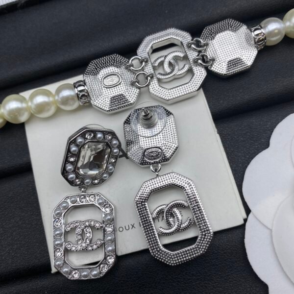 chanel set necklace earring
