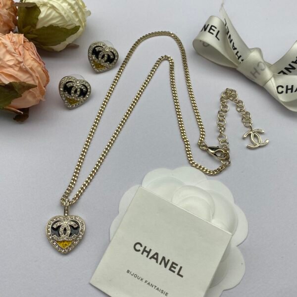 chanel set necklace earring