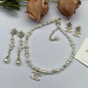 chanel set necklace earring (复制)