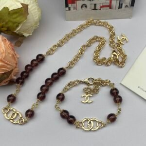 chanel set necklace earring (复制)