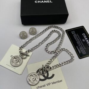 chanel set necklace bracelet earring