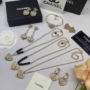 chanel set necklace bracelet earring