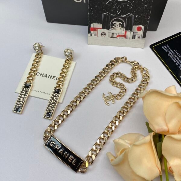 chanel set necklace earring
