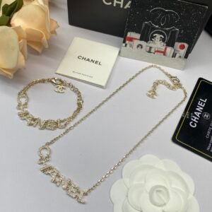 chanel set necklace earring (复制)