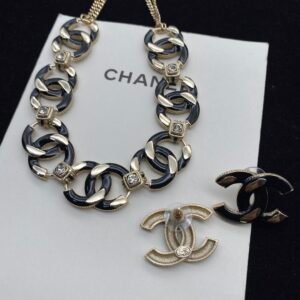 chanel set necklace earring