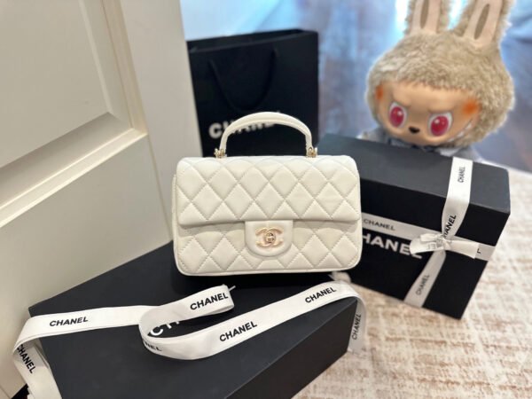 chanel mini cf with handle (handle mini cf)