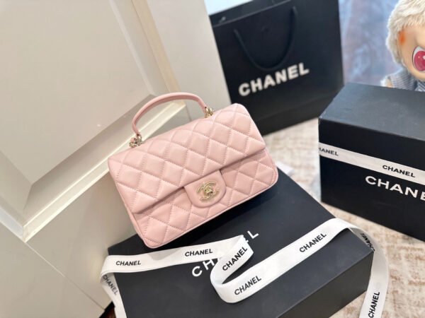 chanel mini cf with handle (handle mini cf)