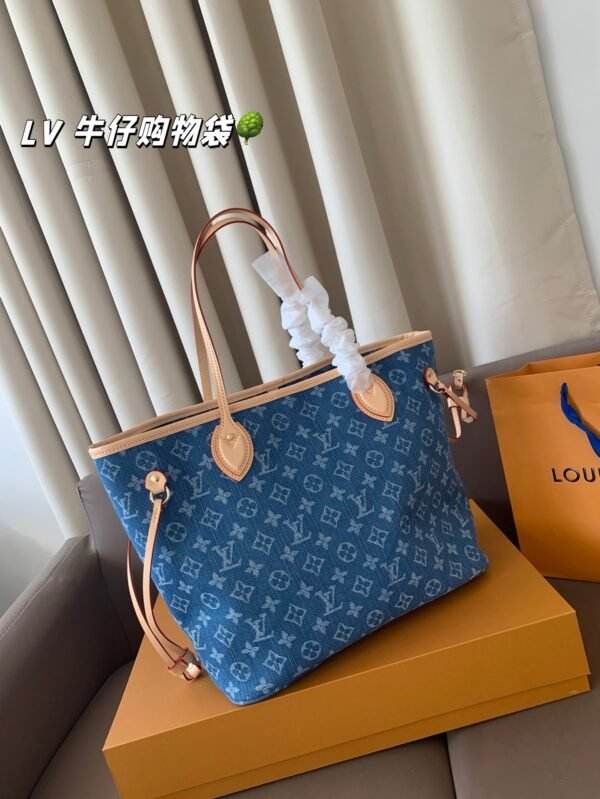 lv bestseller denim tote bag | lv collection tote bag