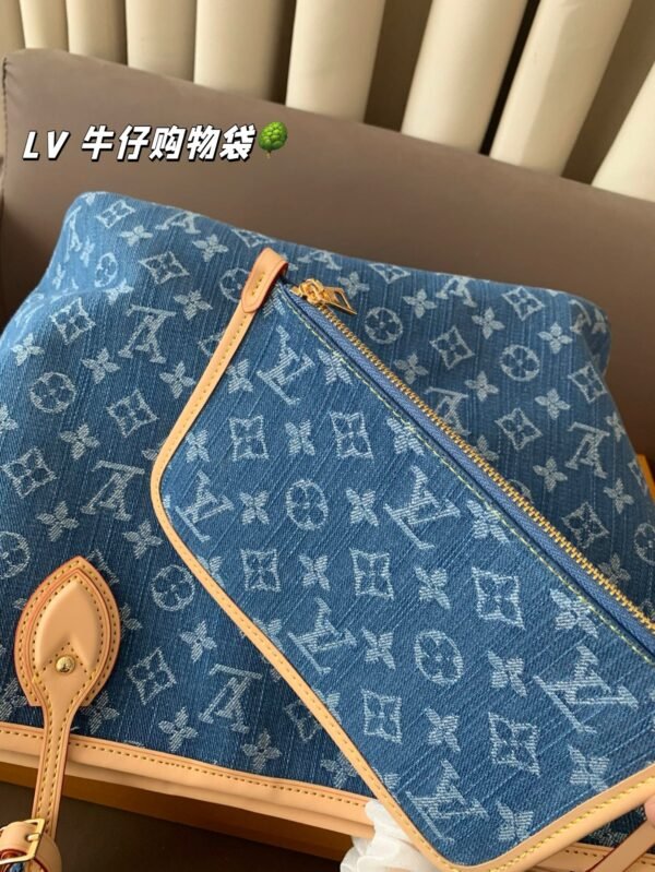 lv bestseller denim tote bag | lv collection tote bag