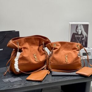 ysl arrival suede nubuck leather bag