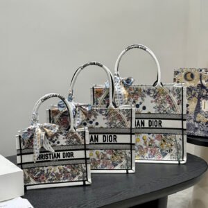dior new floral tote bag