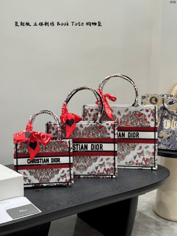 dior new floral tote bag