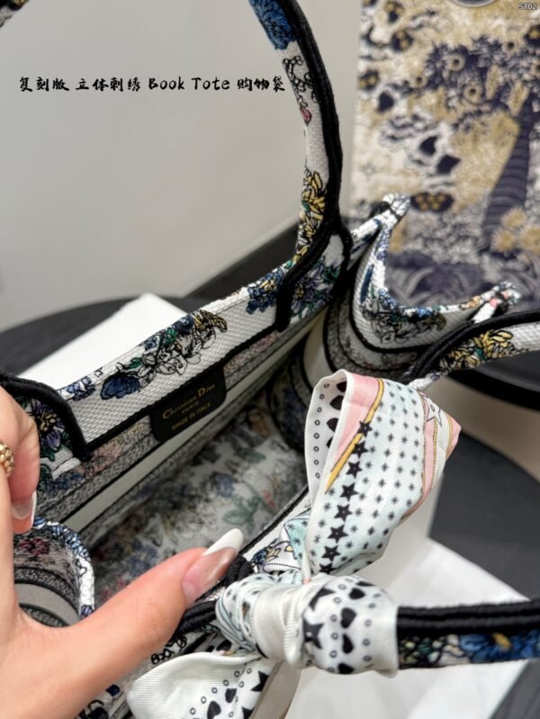 dior new floral tote bag