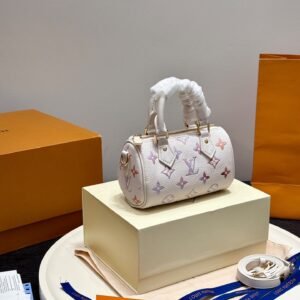 lv embossed speedy nano mini pillow bag