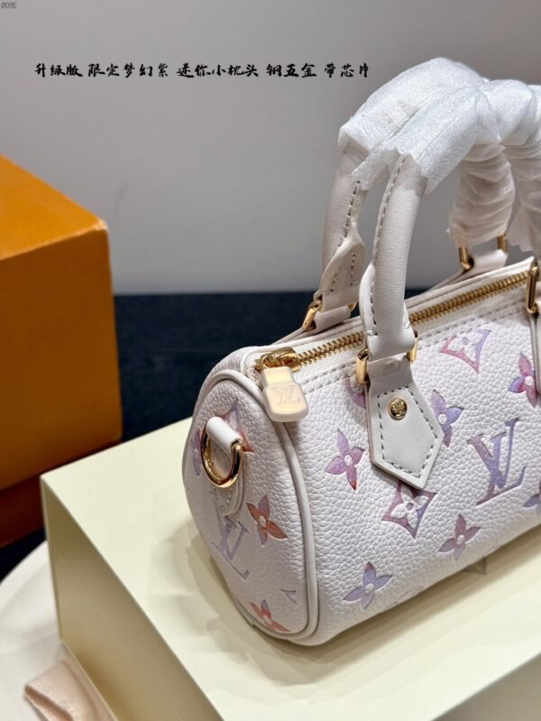 lv embossed speedy nano mini pillow bag