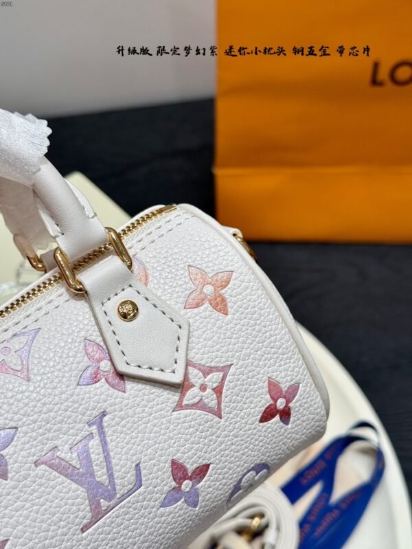 lv embossed speedy nano mini pillow bag