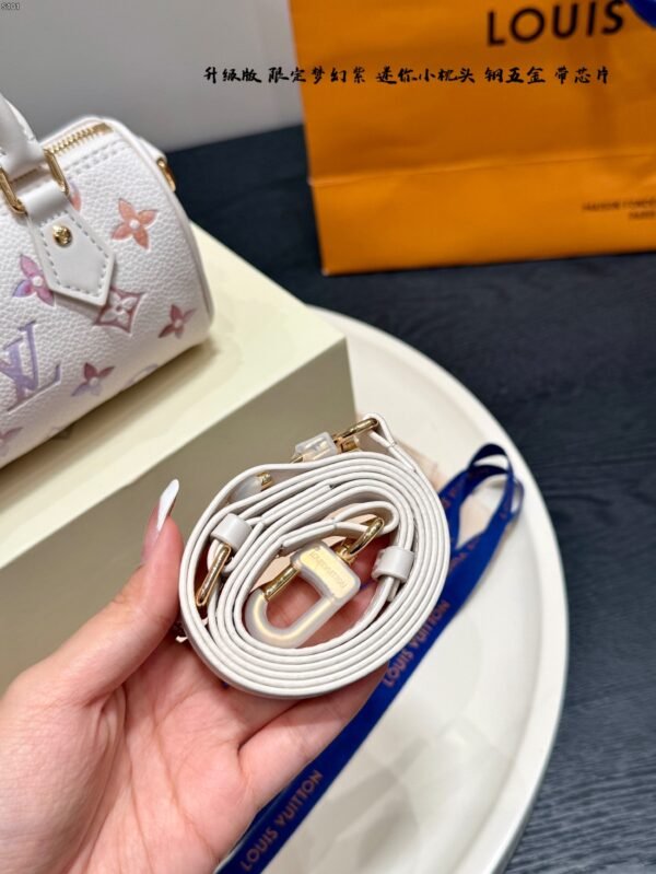 lv embossed speedy nano mini pillow bag