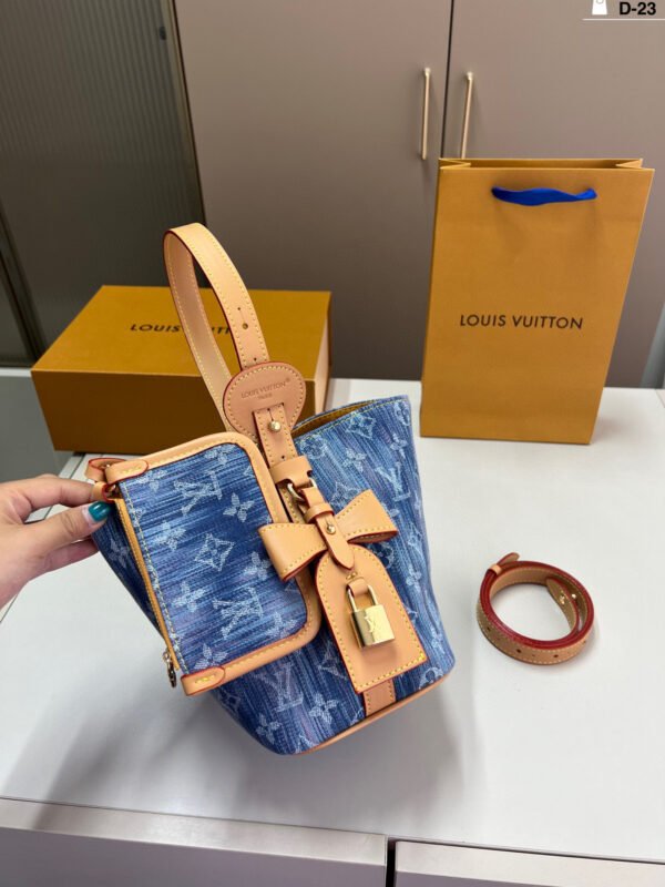 lv denim neverfull shopping bag (复制)