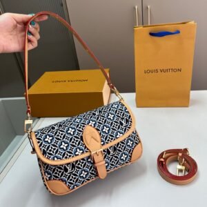 lv denim diane baguette bag