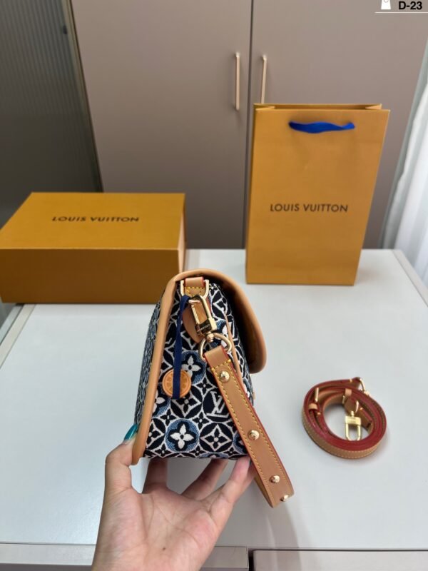 lv denim diane baguette bag