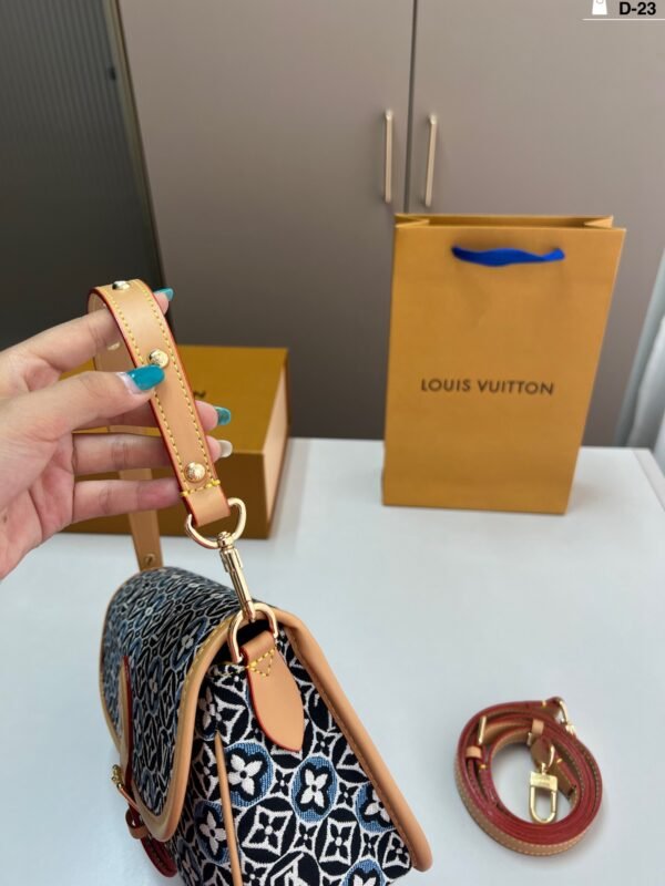 lv denim diane baguette bag