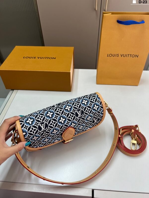 lv denim diane baguette bag