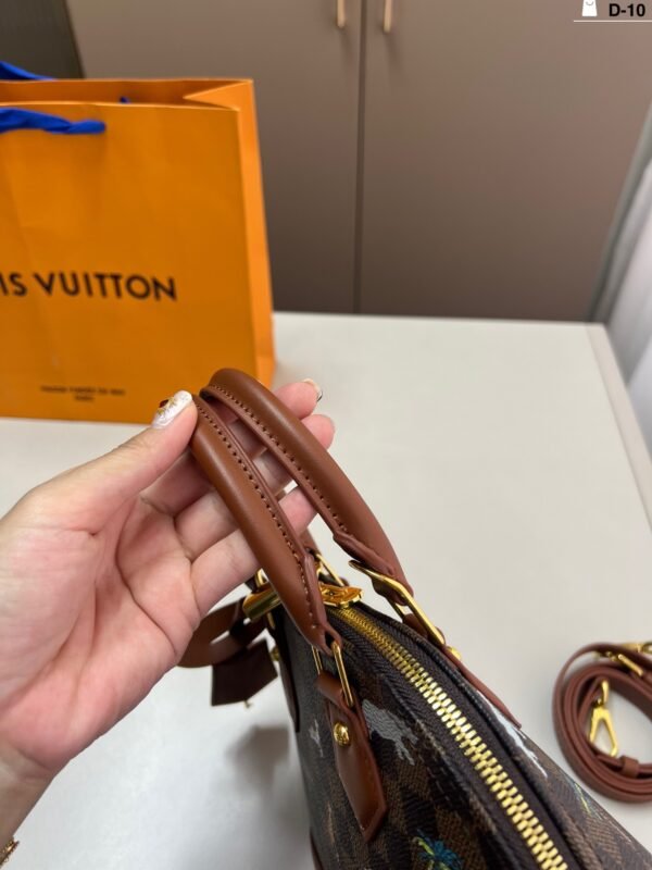 lv checkered shell bag