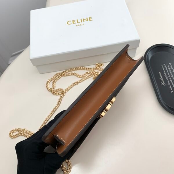 celine cow leather bag 19.3×13.5×3.5cm
