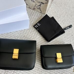 celine tofu bag, box calf leather quality upgraded version