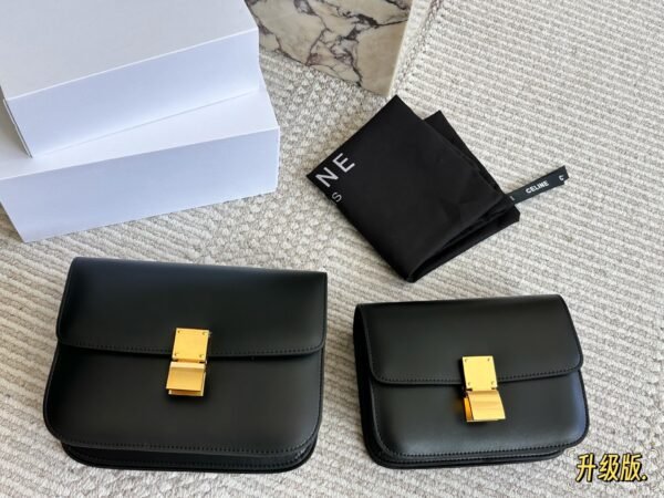 celine tofu bag, box calf leather quality upgraded version