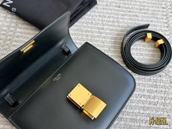 celine tofu bag, box calf leather quality upgraded version