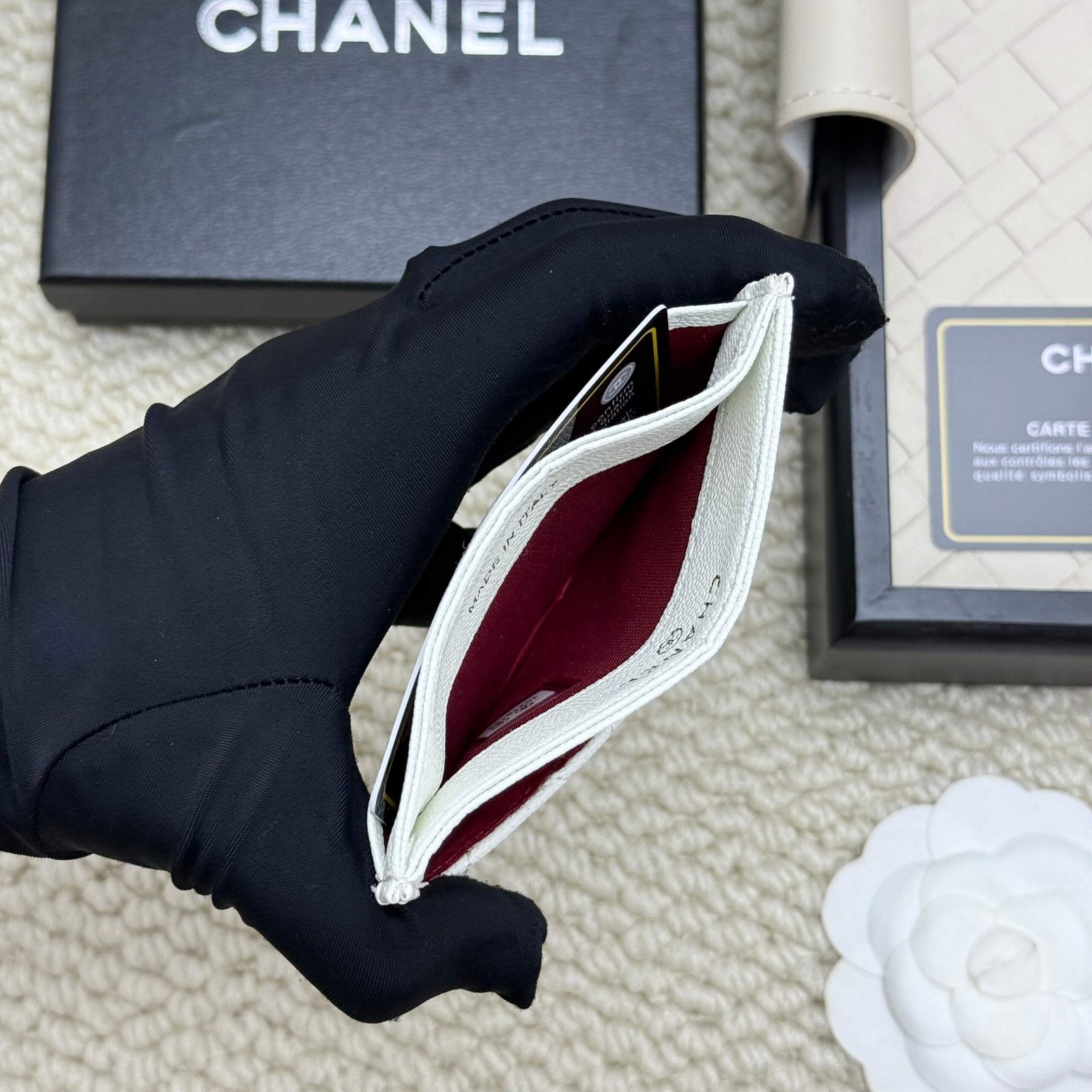 chanel 2025 new arrival lambskin card holder chanel 2025 new arrival lambskin card holder