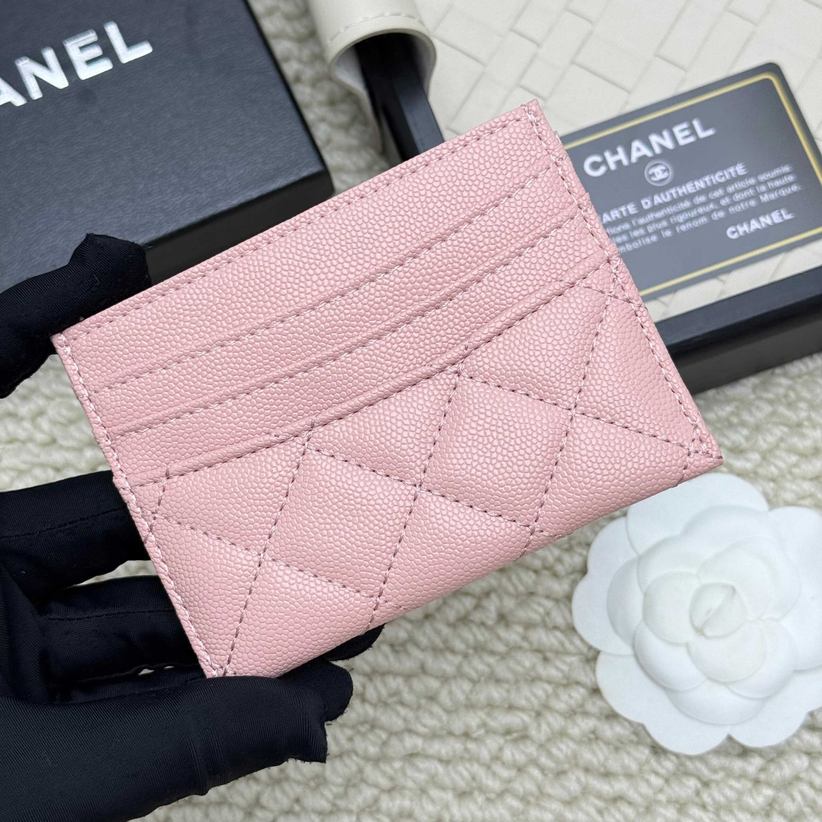 chanel 2025 new arrival lambskin card holder chanel 2025 new arrival lambskin card holder
