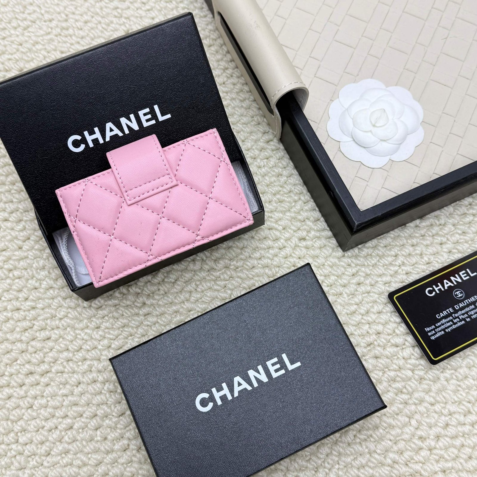 chanel caviar & lambskin card holder chanel caviar & lambskin card holder