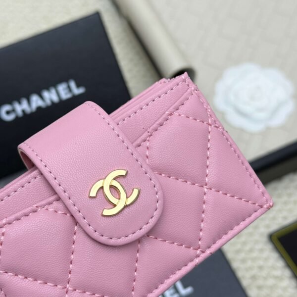 chanel caviar & lambskin card holder