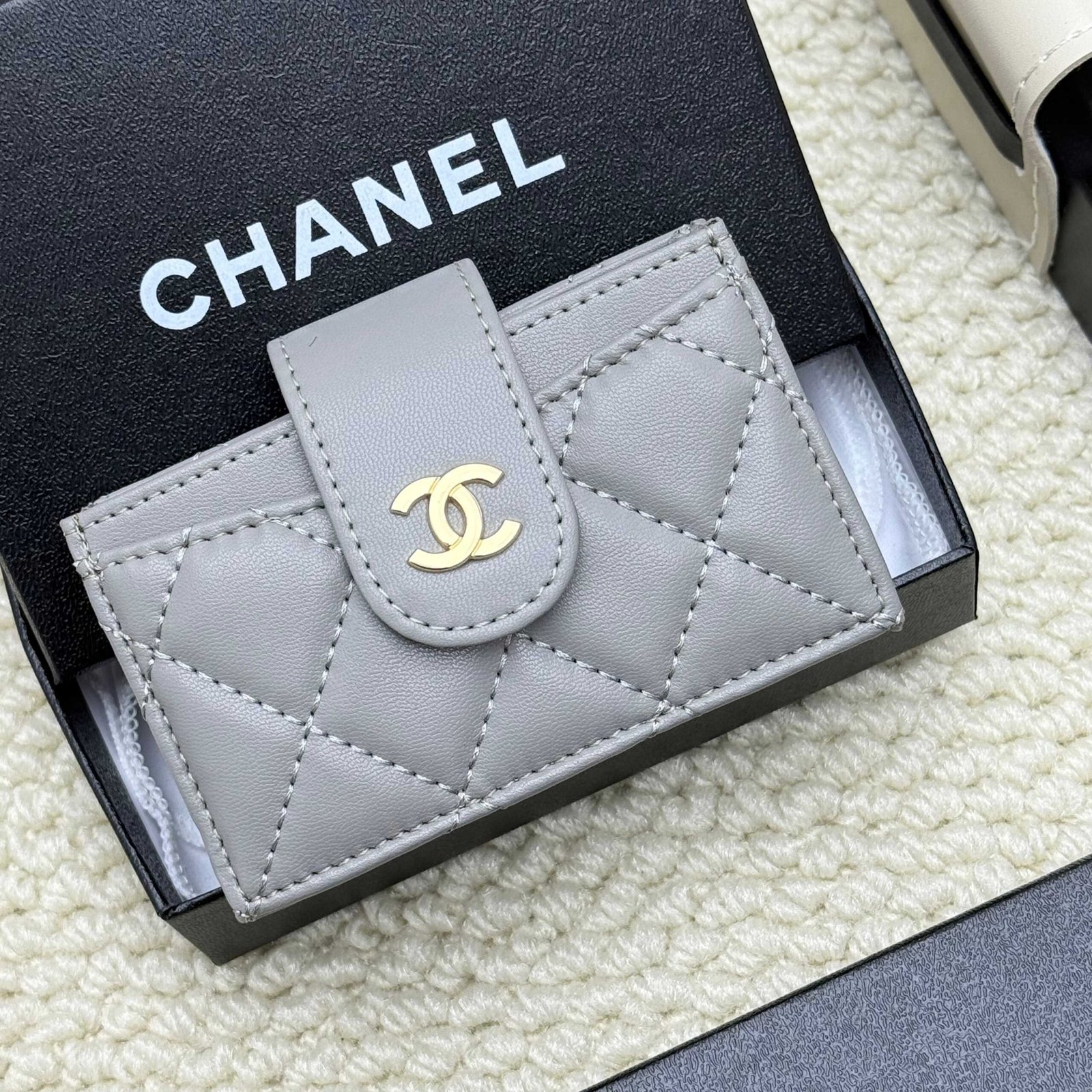 chanel caviar & lambskin card holder chanel caviar & lambskin card holder
