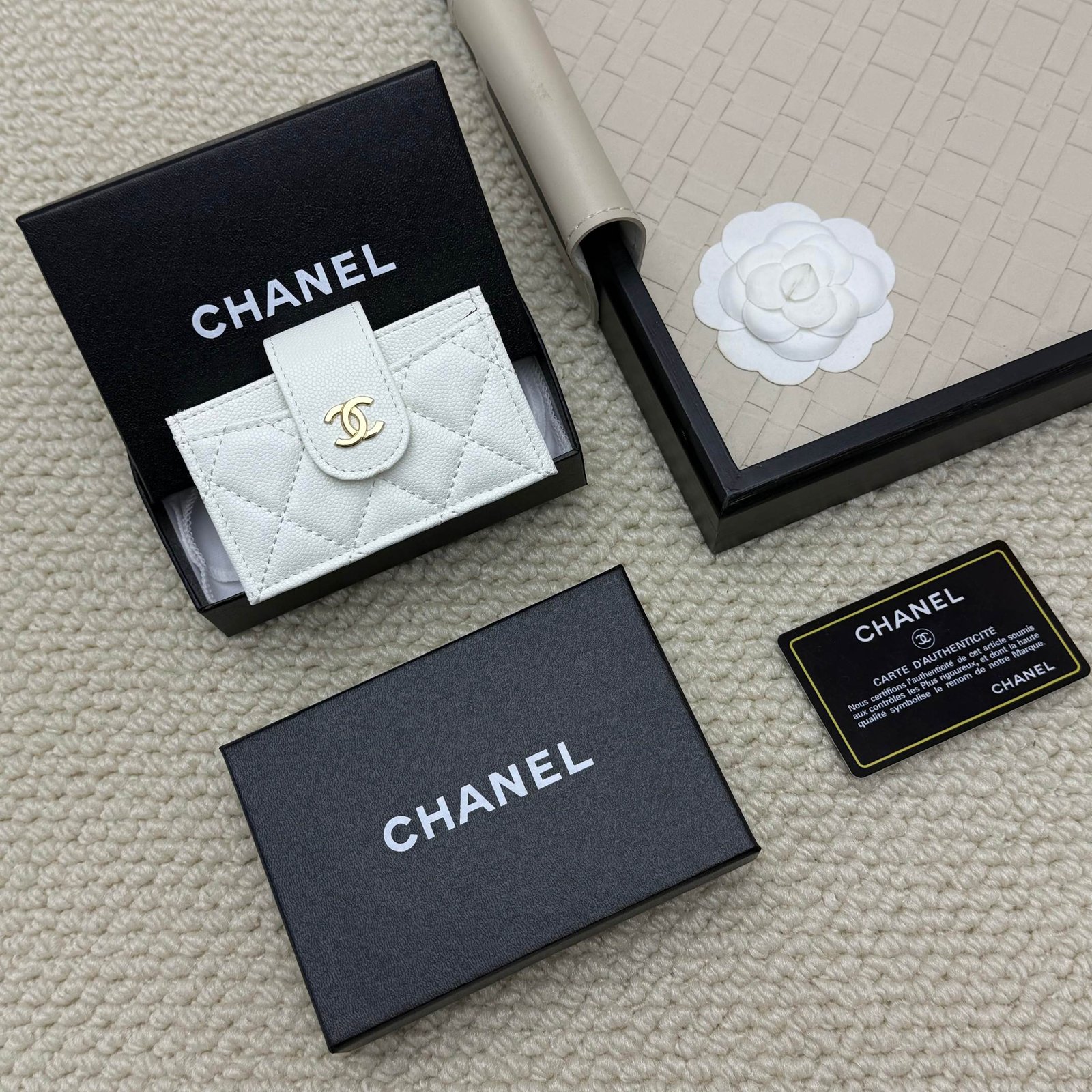 chanel caviar & lambskin card holder chanel caviar & lambskin card holder