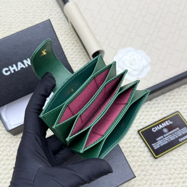 chanel caviar & lambskin card holder