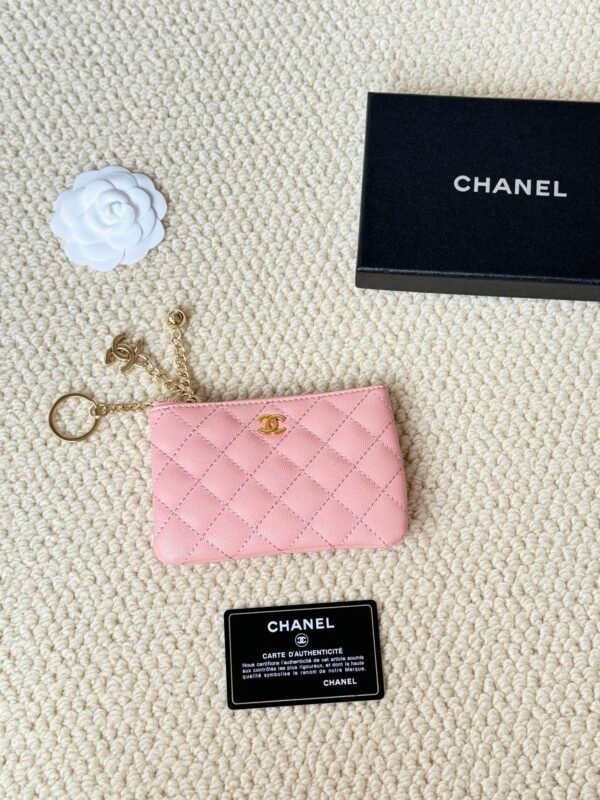 chanel caviar cowhide pendant coin purse 9.5×15×0.5cm