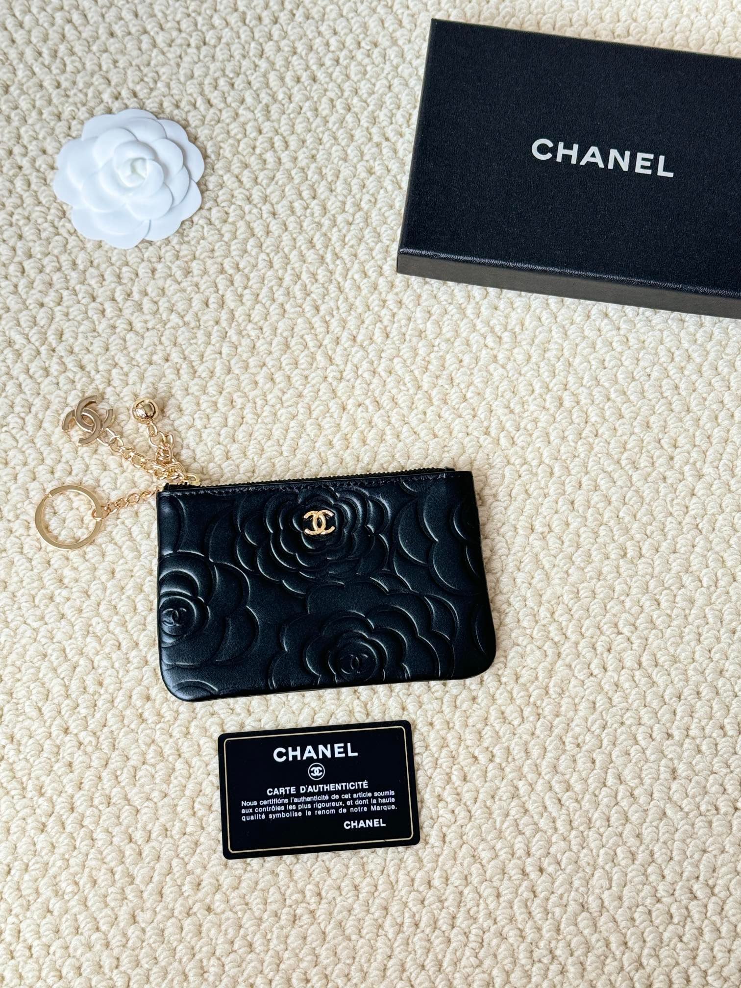 chanel caviar cowhide pendant coin purse 9.5×15×0.5cm chanel caviar cowhide pendant coin purse 9.5×15×0.5cm