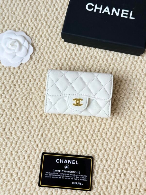 chanel most classic card holder & coin purse